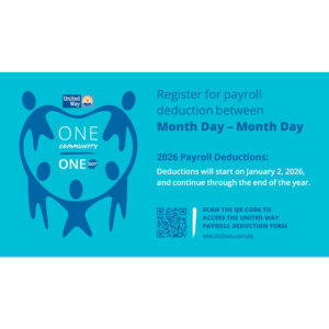 United Way Campaign Template Monitor Slides