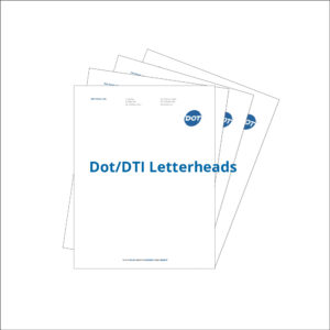 Dot/DTI Letterhead