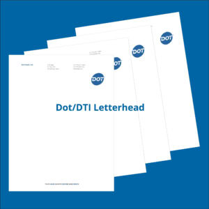 Dot/DTI Letterhead