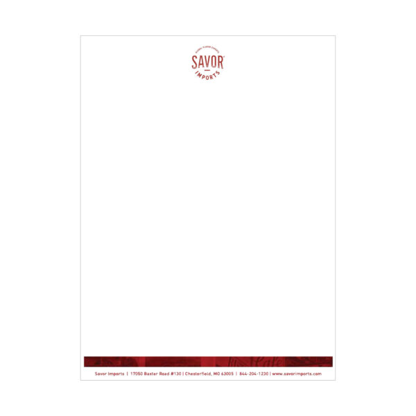 Letterhead | Savor Imports - Image 2