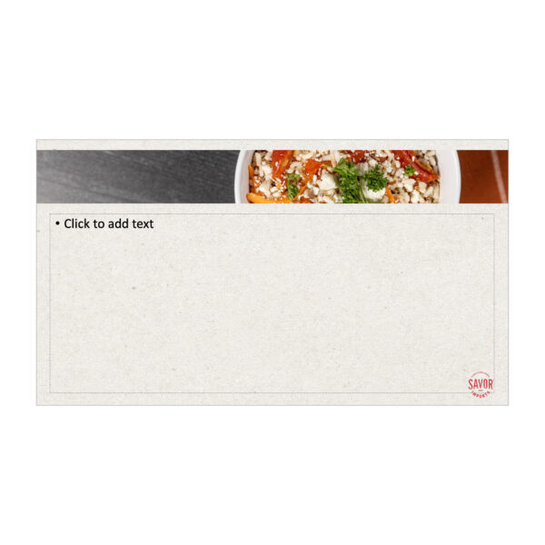 PowerPoint Template | Savor Imports Blank Presentation - Image 5